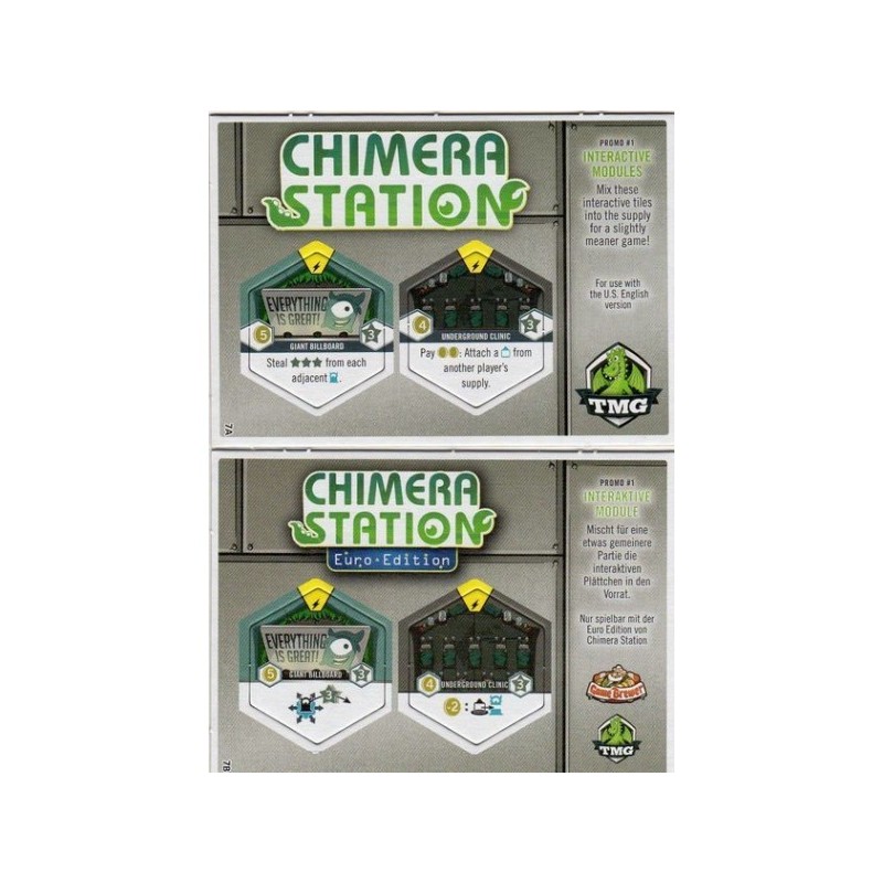 CALENDARIO DELL'AVVENTO 2017 GIORNO 7 - Chimera Station: Interactive modules - gioco da tavolo