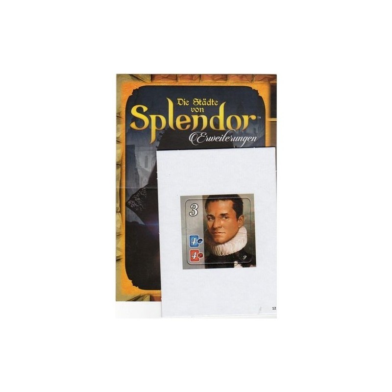 CALENDARIO DELL'AVVENTO 2017 GIORNO 12 - Splendor: Nuova tessera Nobile - gioco da tavolo