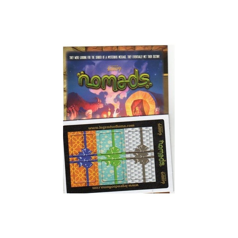 CALENDARIO DELL'AVVENTO 2017 GIORNO 22 - Nomads: Gift Promo Tiles - gioco da tavolo