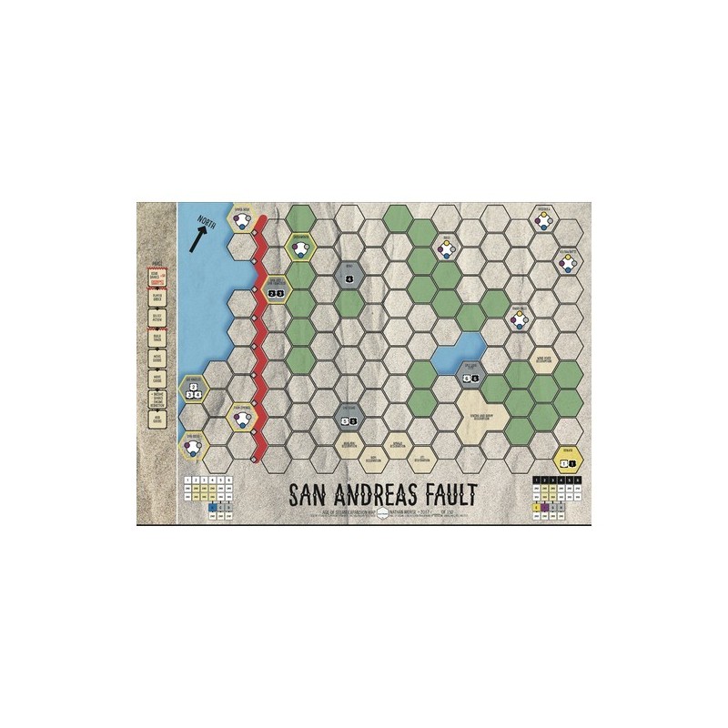 San Andreas Fault: Age of Steam - gioco da tavolo