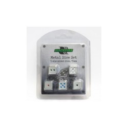 Dice - d6 Metal Set of 5