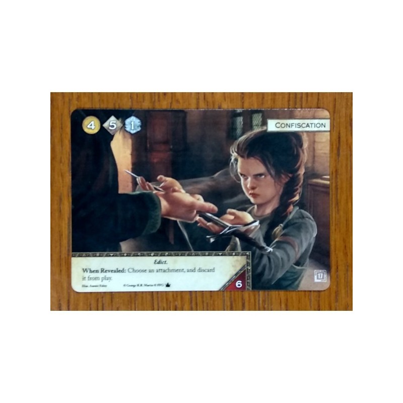 Confiscation (carta promo) - A Game of Thrones LCG 2nd Ed. - gioco da tavolo