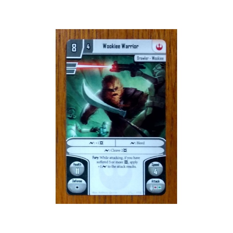 Wookie Warrior (carta promo) - Imperial Assault - gioco da tavolo