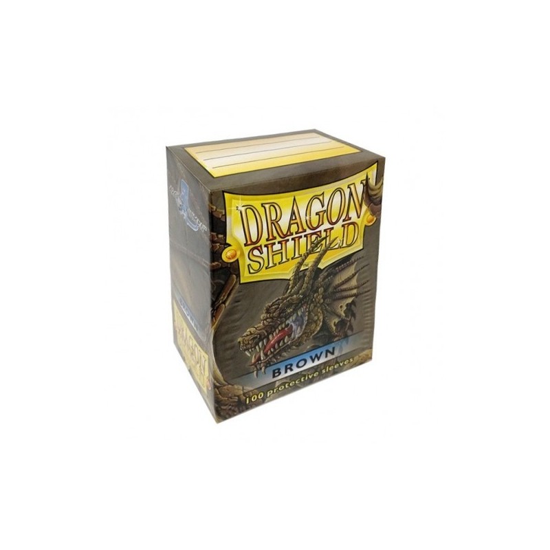 Dragon Shield - Bustine protettive Standard Brown (100 bustine) - 10011 - accessorio per giochi