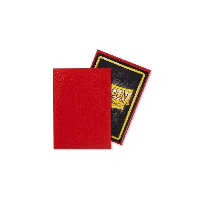 Dragon Shield - Bustine protettive Standard Matte Crimson (100 bustine) - 11021 - accessorio per giochi