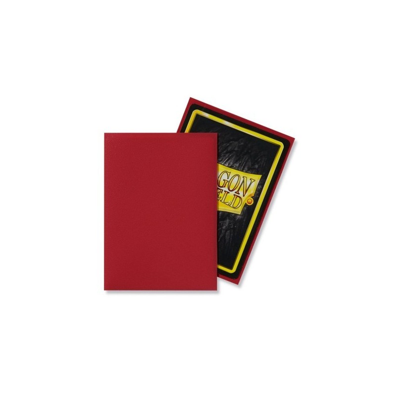 Dragon Shield - Bustine protettive Standard Matte Red (100 bustine) - 11007 - accessorio per giochi