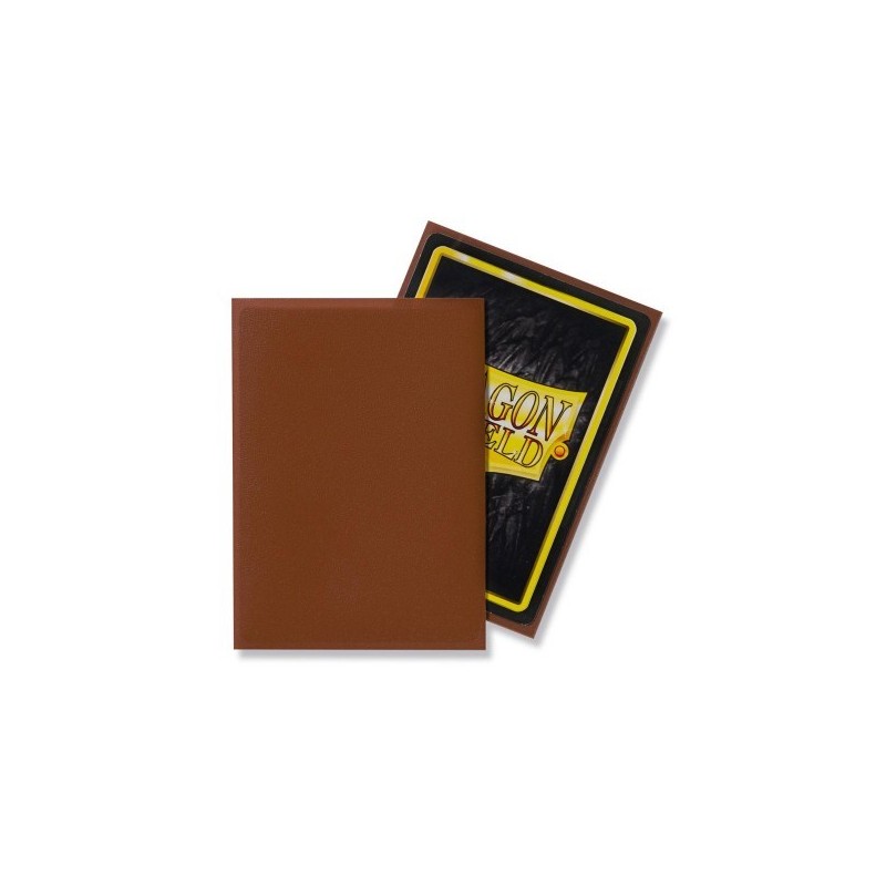 Dragon Shield - Bustine protettive Standard Matte Umber (100 bustine) - 11011 - accessorio per giochi