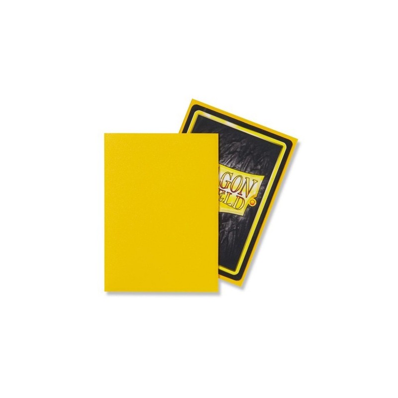 Dragon Shield - Bustine protettive Standard Matte Yellow (100 bustine) - 11014 - accessorio per giochi
