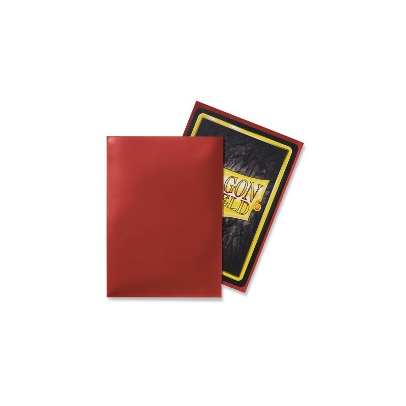 Dragon Shield - Bustine protettive Standard Red (100 bustine) - 10007 - accessorio per giochi