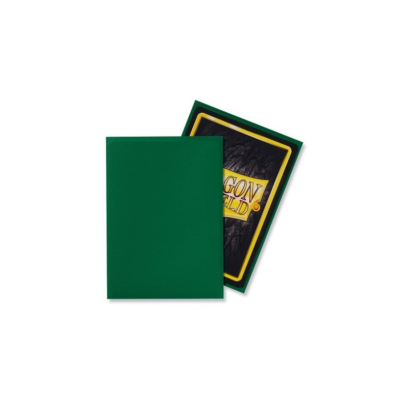 Dragon Shield - Bustine protettive Standard Matte Green (100 bustine) - 11004 - accessorio per giochi