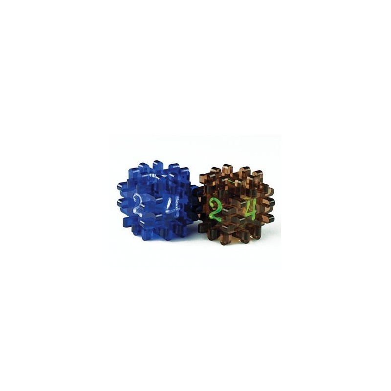 Dado componibile Blu/Marrone - accessorio per giochi
