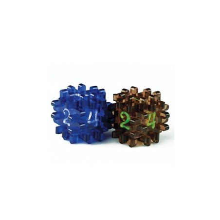 Dado componibile Blu/Marrone
