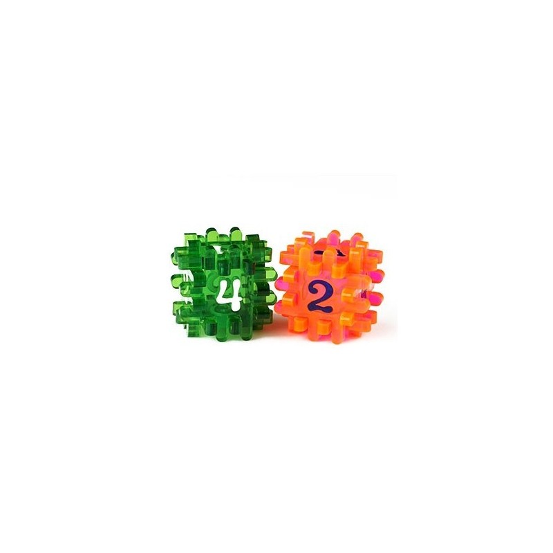 Dado componibile Rosso/Verde - accessorio per giochi