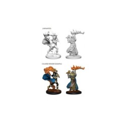 Pathfinder Deep Cuts Unpainted Miniatures - Human Female Cleric (2 Units)