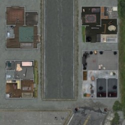 Deluxe Woodbury Mat - The Walking Dead: All Out War (Tappetino)