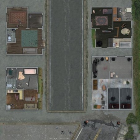 Deluxe Woodbury Mat - The Walking Dead: All Out War (Tappetino)