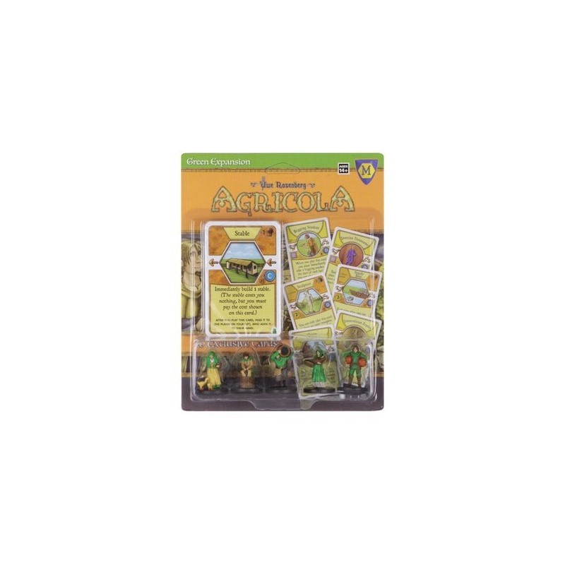 Miniature predipinte colore Verde: Agricola ENG - gioco da tavolo