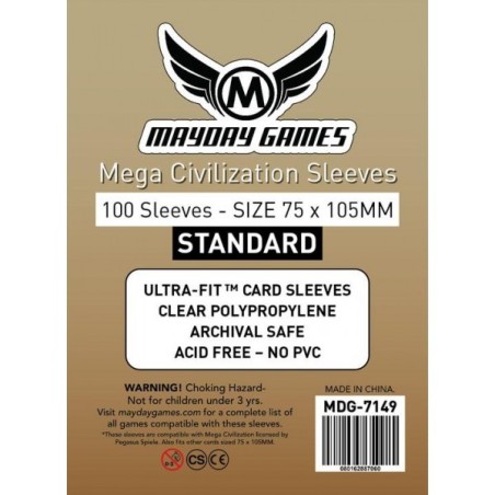 75x105 Bustine MayDay Standard Mega Civilization (100 bustine) MDG7149