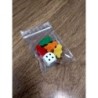 Kit Pedine Omino Junior 4 colori + dado bianco in ziplock