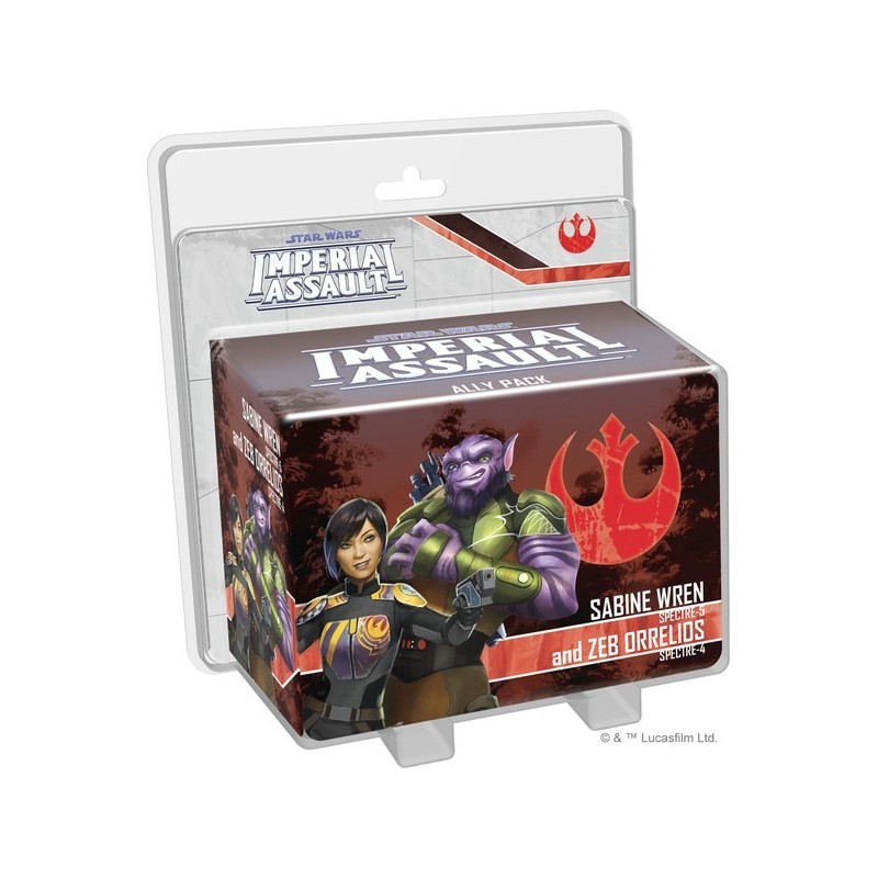Sabine Wren and Zeb Orrelios Ally Pack: Imperial Assault - gioco da tavolo
