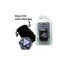 Dado d20 in metallo Purple (con sacchettino) - BF07219
