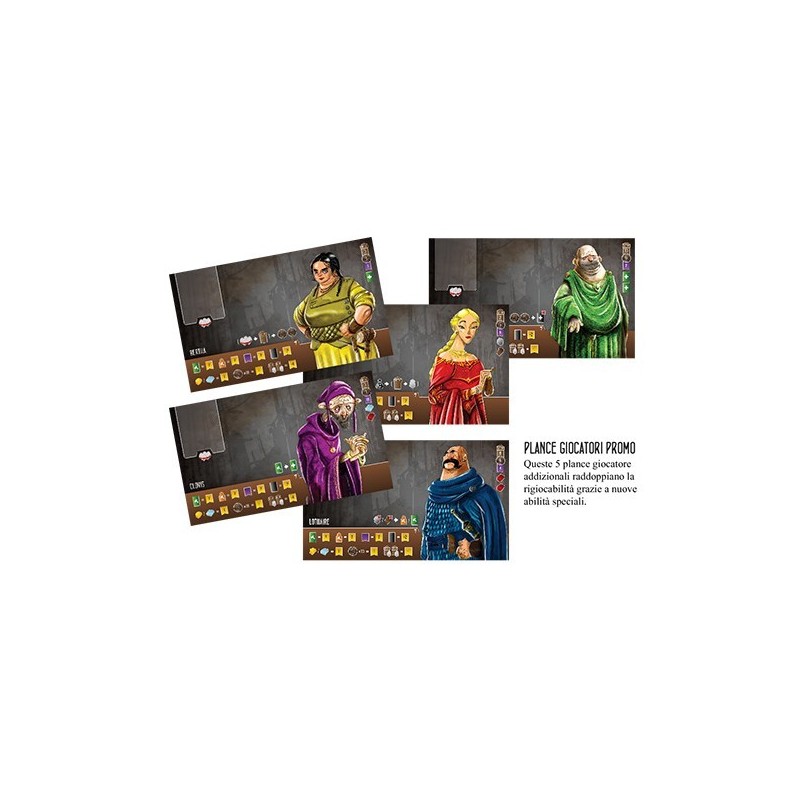 Plance giocatori Promo: Architetti del Regno Occidentale - gioco da tavolo