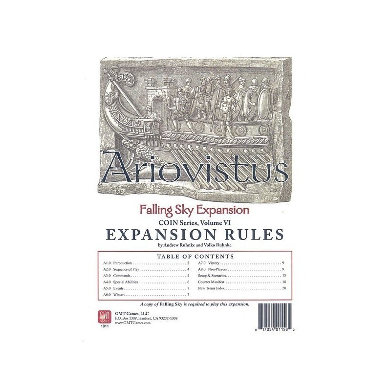 Ariovistus - Falling Sky: The Gallic Revolt Against Caesar Exp+ Update kit - gioco da tavolo