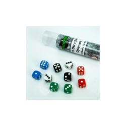 Dado d6 12mm Opaco (Tubo da 10 dadi) - BF400432