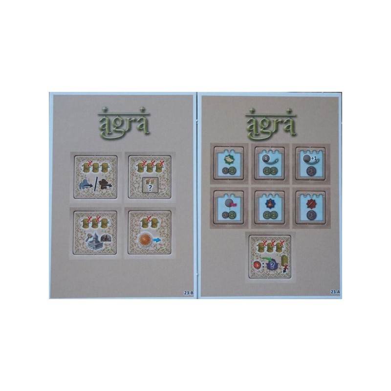 CALENDARIO DELL'AVVENTO 2018 GIORNO 23 - Agra: Mini-expansion 1 (mini-espansione) - gioco da tavolo