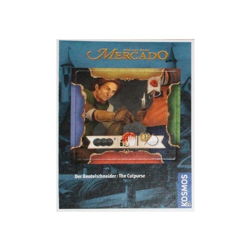 CALENDARIO DELL'AVVENTO 2018 GIORNO 14 - Mercado: The Cutpurse (mini-espansione) - gioco da tavolo