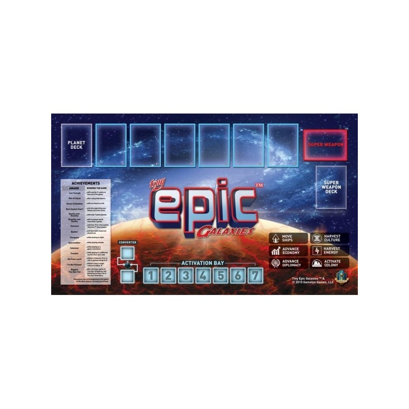 Playmat: Tiny Epic Galaxies (Tappetino) - gioco da tavolo
