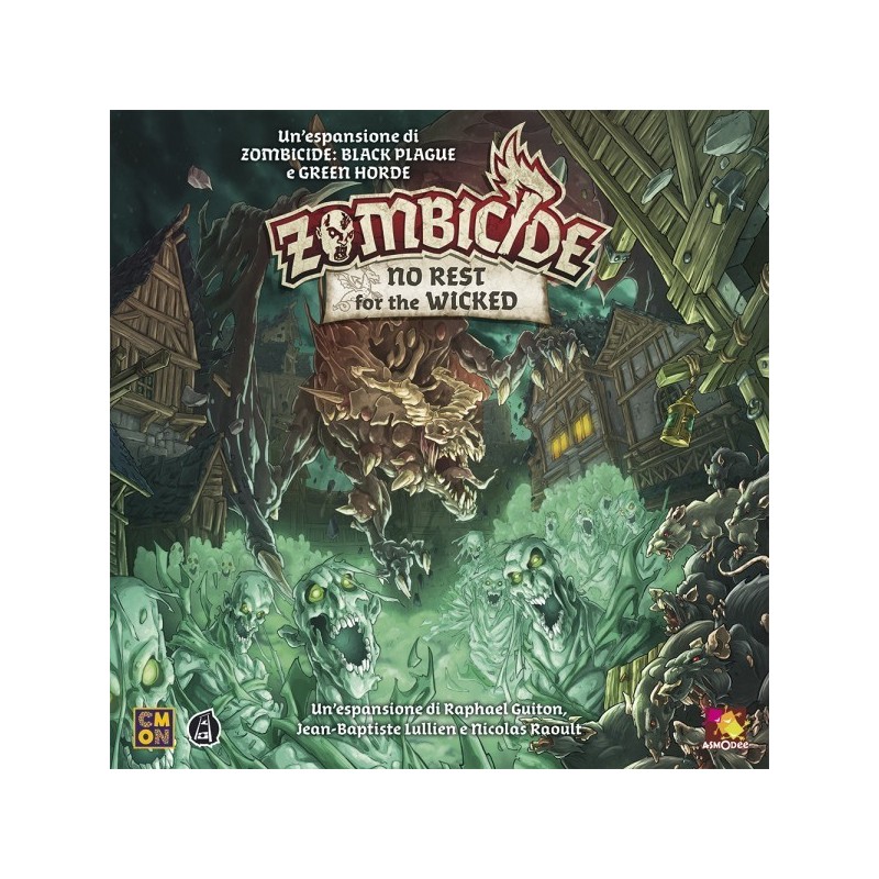 No Rest for the Wicked: Zombicide Black Plague ITA - gioco da tavolo