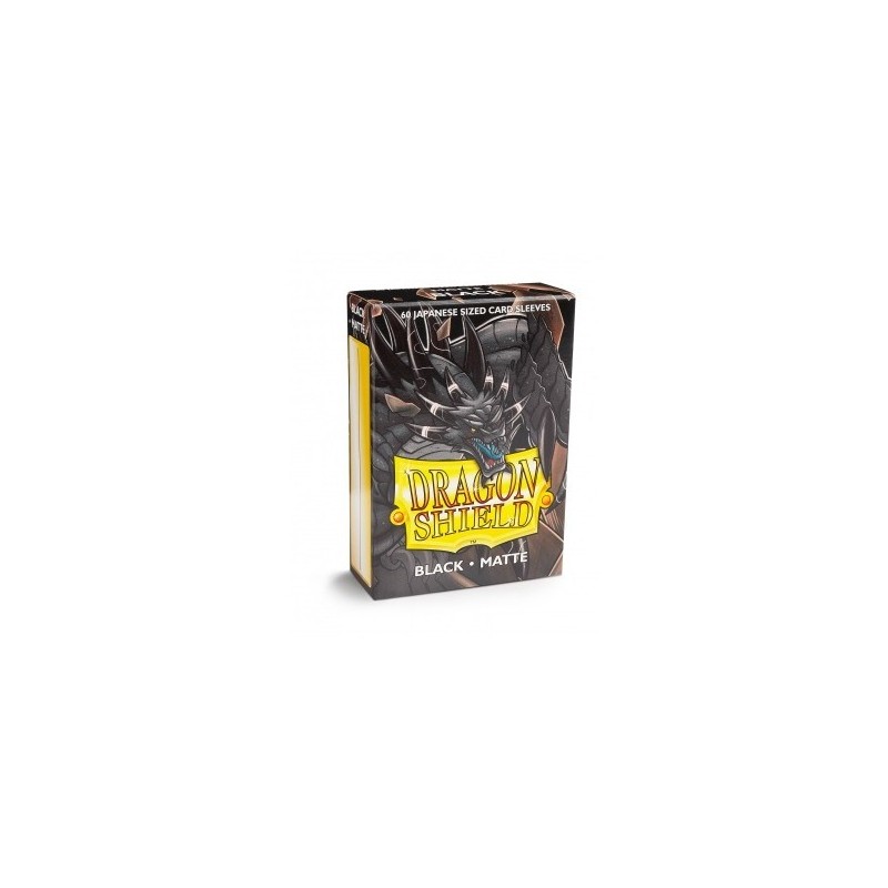 Dragon Shield - Bustine protettive Small Japanese Matte Black (60 bustine) - 11102 - accessorio per giochi