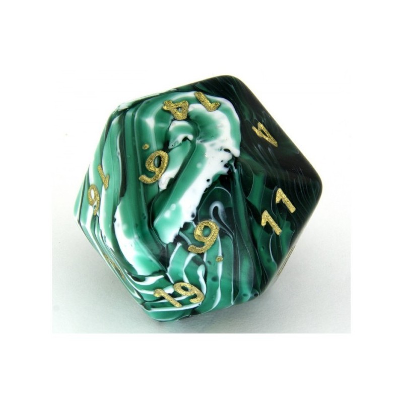 Dado d20 Jumbo Marmorizzato (Marble) - accessorio per giochi