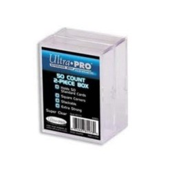 UltraPro - Scatolina portacarte - 50 carte 2 pezzi (Plastic Box 2-piece) UPR81173