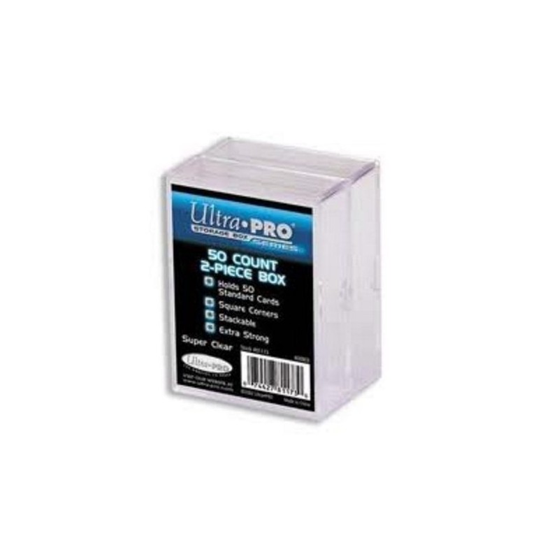 UltraPro - Scatolina portacarte - 50 carte 2 pezzi (Plastic Box 2-piece) UPR81173 - accessorio per giochi
