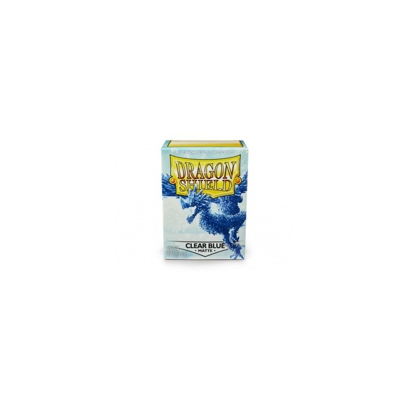 Dragon Shield - Bustine protettive Matte Clear Blue (100 bustine) - 11033 - accessorio per giochi
