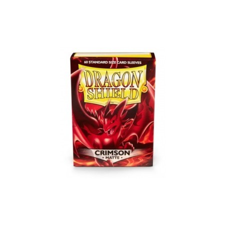 Dragon Shield - Bustine protettive Matte Crimson (60 bustine) - 11221