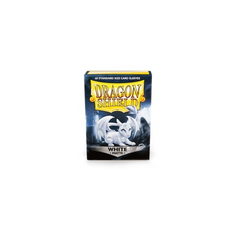 Dragon Shield - Bustine protettive Matte White (60 bustine) - 11205 - accessorio per giochi