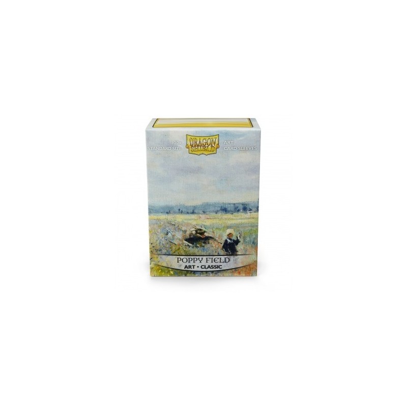 Dragon Shield - Bustine protettive Standard Art Poppy Field (100 bustine) - 12018 - accessorio per giochi