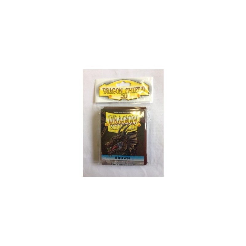 Dragon Shield - Bustine protettive Standard Brown (50 bustine) - 10211 - accessorio per giochi