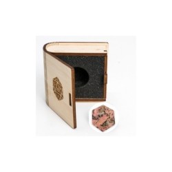 Gemstone Collectors Dice - Rhodonite with Black Line - BF08674