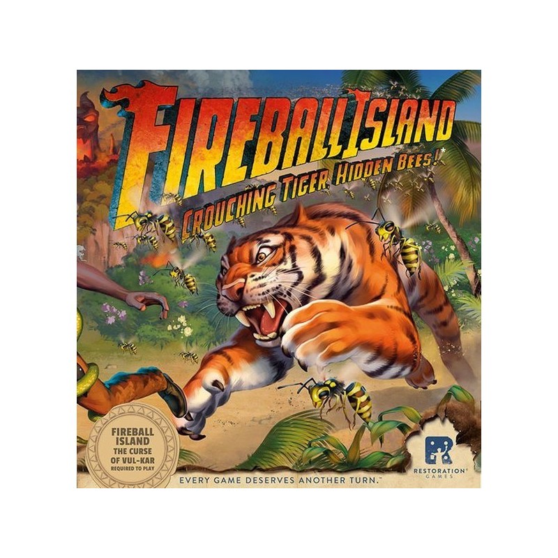 Crouching Tiger, Hidden Bees! - Fireball Island: The Curse of Vul-Kar - gioco da tavolo