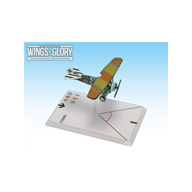 WWI Wings of Glory - Fokker E.V (Lowenhardt) AREWGF119A - gioco da tavolo