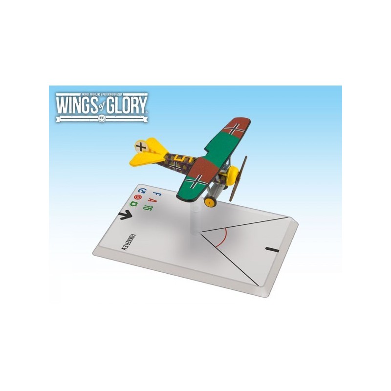 WWI Wings of Glory - Fokker E.V (Sharon) AREWGF119C - gioco da tavolo
