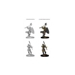 Pathfinder Deep Cuts Unpainted Miniatures - Half-Orc Female Barbarian (2 Units)