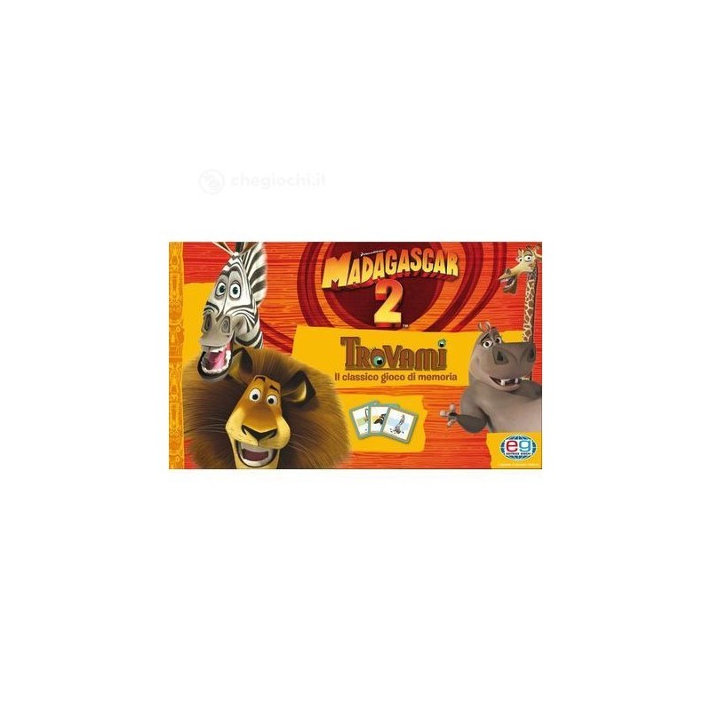 MEMORY MADAGASCAR 2 (TROVAMI)_B - gioco da tavolo