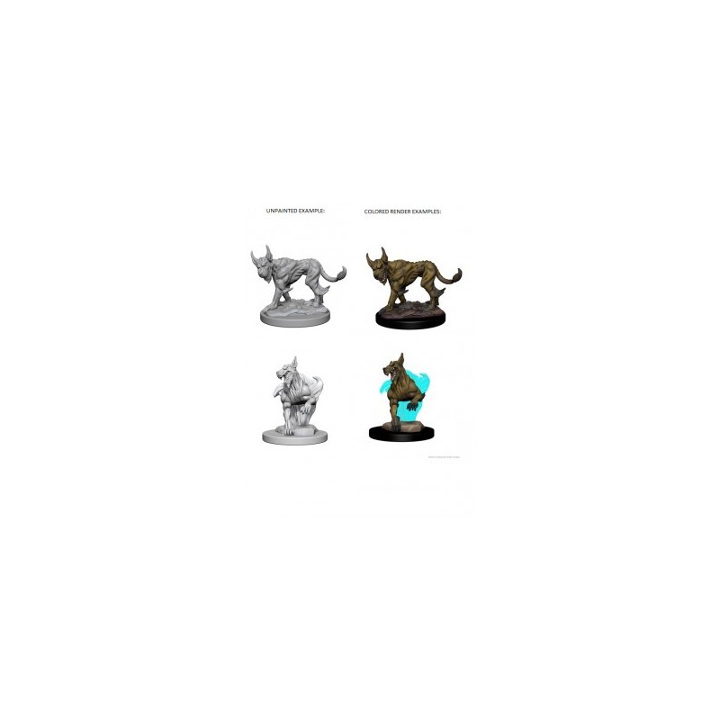 Blink Dogs (2 Units) - D&D Nolzur's Marvelous Unpainted Miniatures - accessorio per giochi