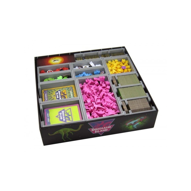 Dinosaur Island - Organizer Folded Space in EvaCore - DIN - accessorio per giochi