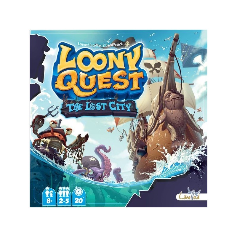 The Lost City: Loony Quest ENG - gioco da tavolo